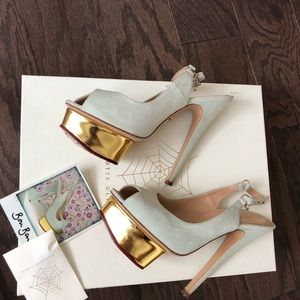 Charlotte Olympia dolly slingback pumps